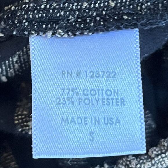 XIRENA Kalvyn Black Champagne Stripe Textured Drawstring Pants   Women's Size S - Picture 8 of 8